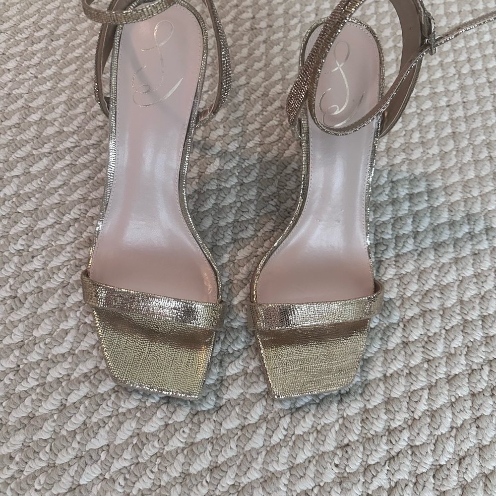 Sam Edelman Metallic Gold Heels